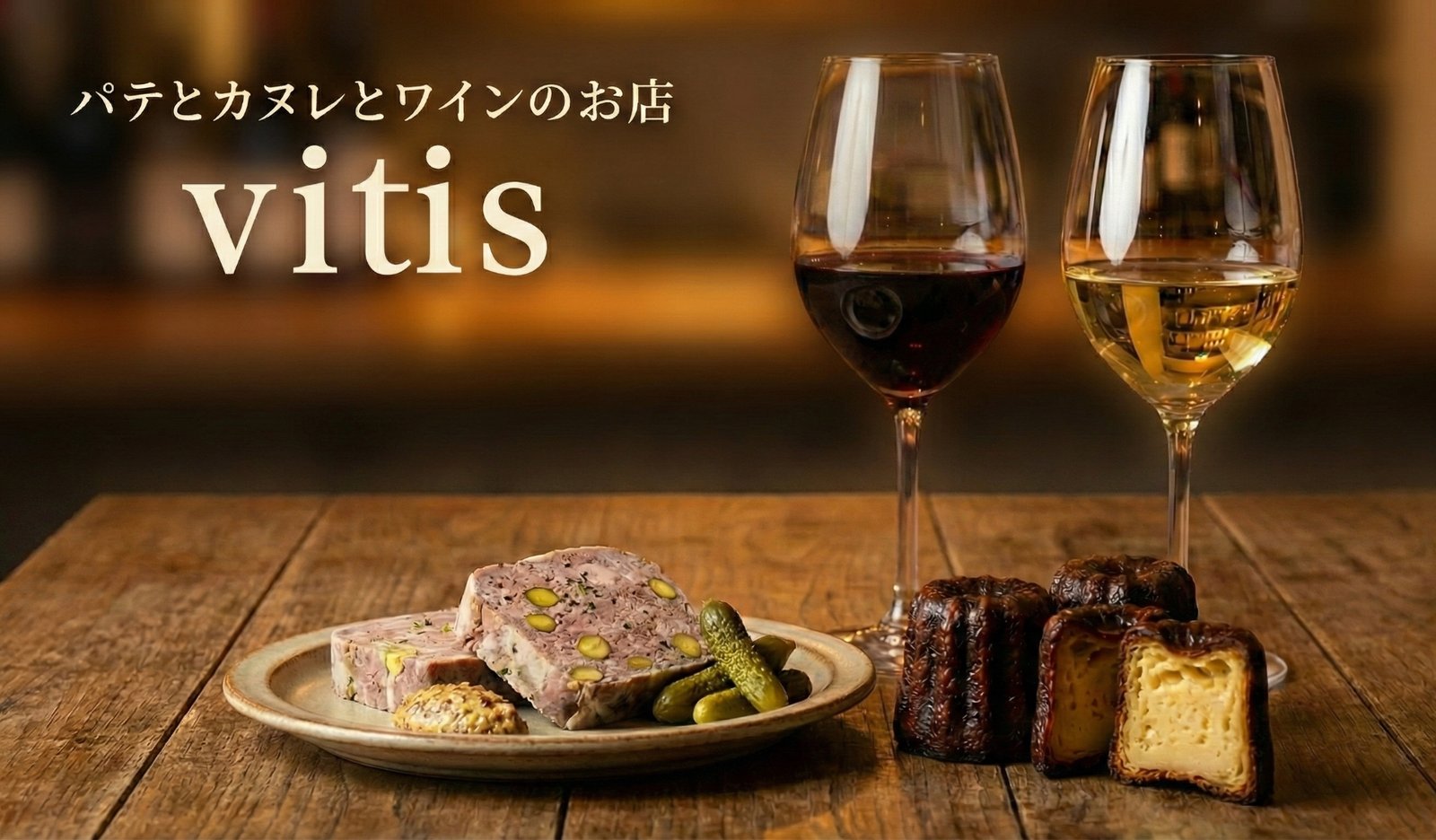 パテとカヌレとワインのお店 vitis